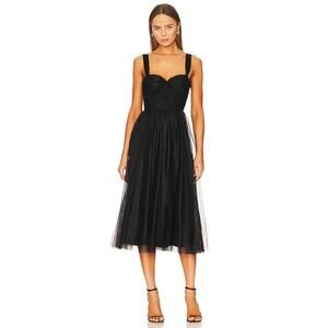 SZ 1 ZIMMERMANN Tulle Midi Dress